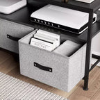 Meuble TV Moderne de 127 cm, Tiroirs Spacieux et Étagères Ouvertes, Design Élégant et Compact pour Salon/Chambre, Idéal pour les Petits Espaces