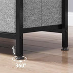 Meuble TV Moderne de 127 cm, Tiroirs Spacieux et Étagères Ouvertes, Design Élégant et Compact pour Salon/Chambre, Idéal pour les Petits Espaces