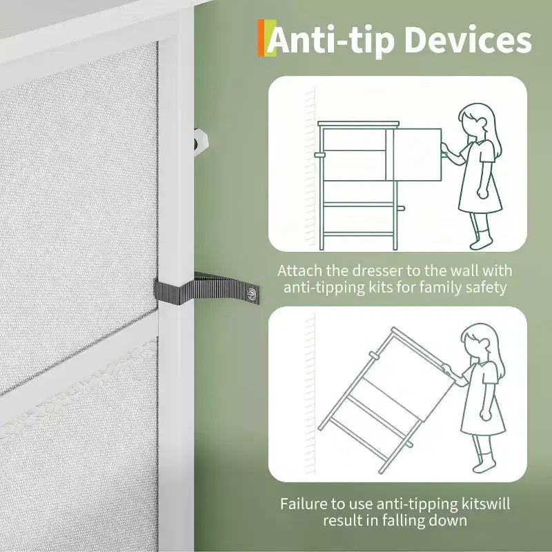 Meuble TV et commode à 9 tiroirs 63, Support TV pour téléviseurs de 55 à 70 pouces, Grand meuble de rangement avec cadre en métal et tiroirs en tissu