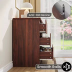 Commode à 6 tiroirs pour chambre à coucher, commode moderne, commode double en bois avec tiroirs profonds pour salon, couloir, entrée