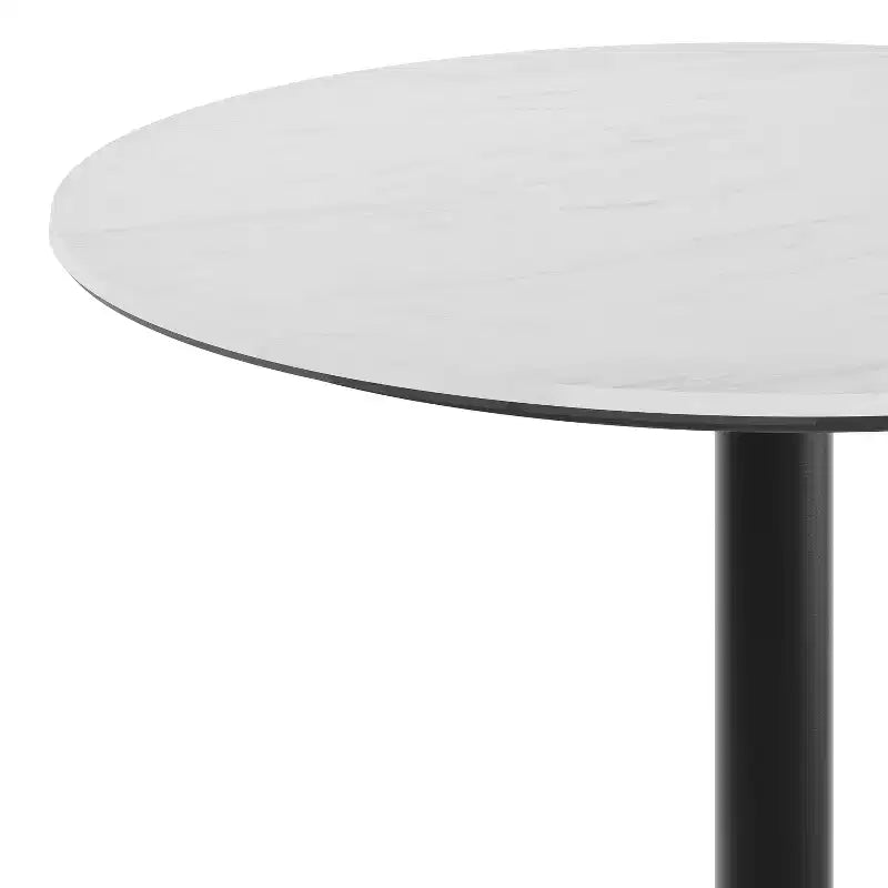 Plateau de table Flash Furniture Acadia avec technologie HPL TopGuard et pied en X à hauteur de table