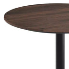 Plateau de table Flash Furniture Acadia avec technologie HPL TopGuard et pied en X à hauteur de table