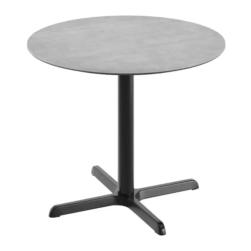 Plateau de table Flash Furniture Acadia avec technologie HPL TopGuard et pied en X à hauteur de table