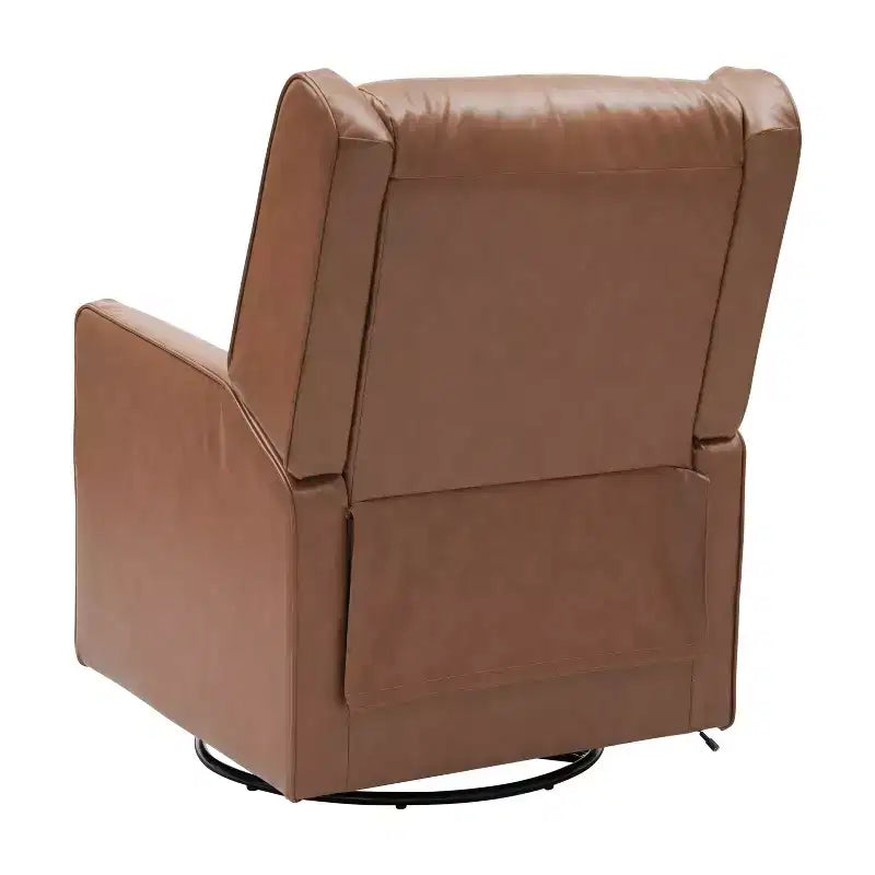 Fauteuil inclinable manuel Flash Furniture Cash avec pivotement à 270 degrés, ports de chargement USB/USB-C, parfait pour le salon ou la chambre d'enfant