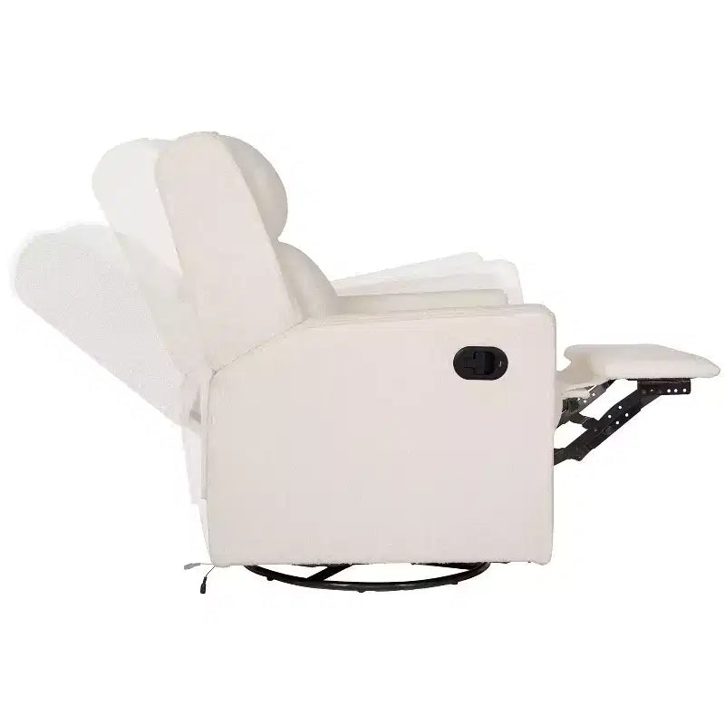 Fauteuil inclinable manuel Flash Furniture Cash avec pivotement à 270 degrés, ports de chargement USB/USB-C, parfait pour le salon ou la chambre d'enfant