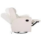 Fauteuil inclinable manuel Flash Furniture Cash avec pivotement à 270 degrés, ports de chargement USB/USB-C, parfait pour le salon ou la chambre d'enfant