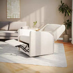 Fauteuil inclinable manuel Flash Furniture Cash avec pivotement à 270 degrés, ports de chargement USB/USB-C, parfait pour le salon ou la chambre d'enfant