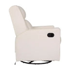 Fauteuil inclinable manuel Flash Furniture Cash avec pivotement à 270 degrés, ports de chargement USB/USB-C, parfait pour le salon ou la chambre d'enfant