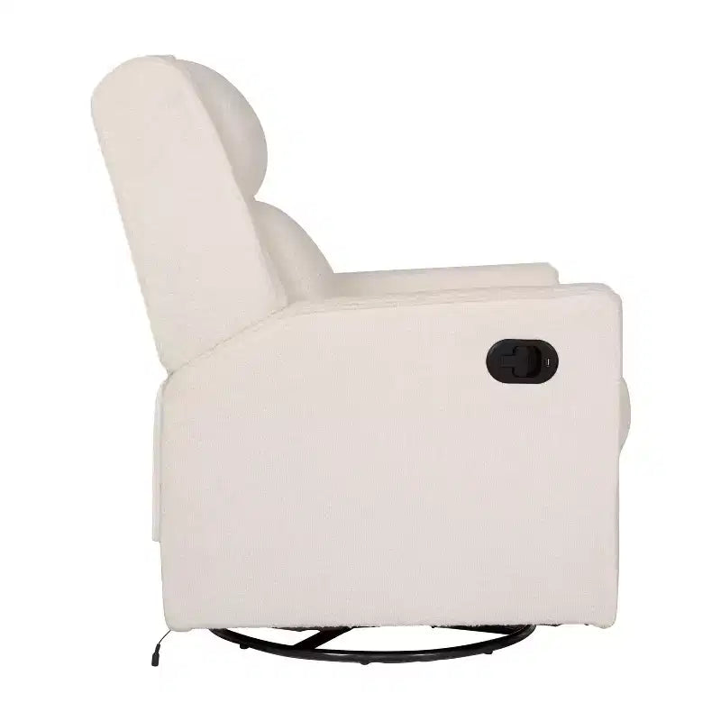 Fauteuil inclinable manuel Flash Furniture Cash avec pivotement à 270 degrés, ports de chargement USB/USB-C, parfait pour le salon ou la chambre d'enfant