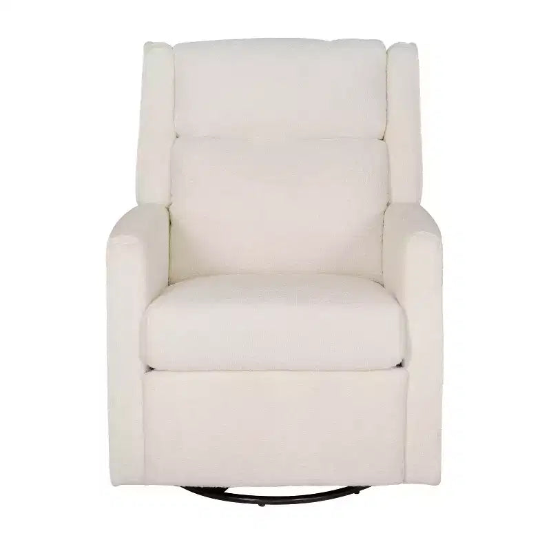 Fauteuil inclinable manuel Flash Furniture Cash avec pivotement à 270 degrés, ports de chargement USB/USB-C, parfait pour le salon ou la chambre d'enfant