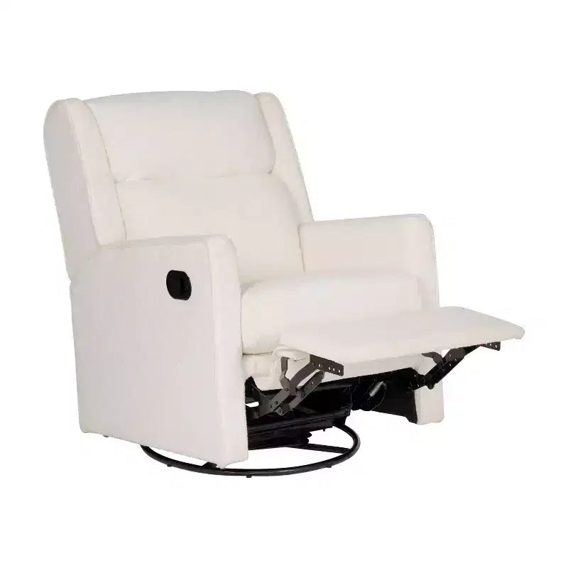 Fauteuil inclinable manuel Flash Furniture Cash avec pivotement à 270 degrés, ports de chargement USB/USB-C, parfait pour le salon ou la chambre d'enfant