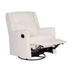 Fauteuil inclinable manuel Flash Furniture Cash avec pivotement à 270 degrés, ports de chargement USB/USB-C, parfait pour le salon ou la chambre d'enfant