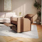 Fauteuil inclinable manuel Flash Furniture Cash avec pivotement à 270 degrés, ports de chargement USB/USB-C, parfait pour le salon ou la chambre d'enfant