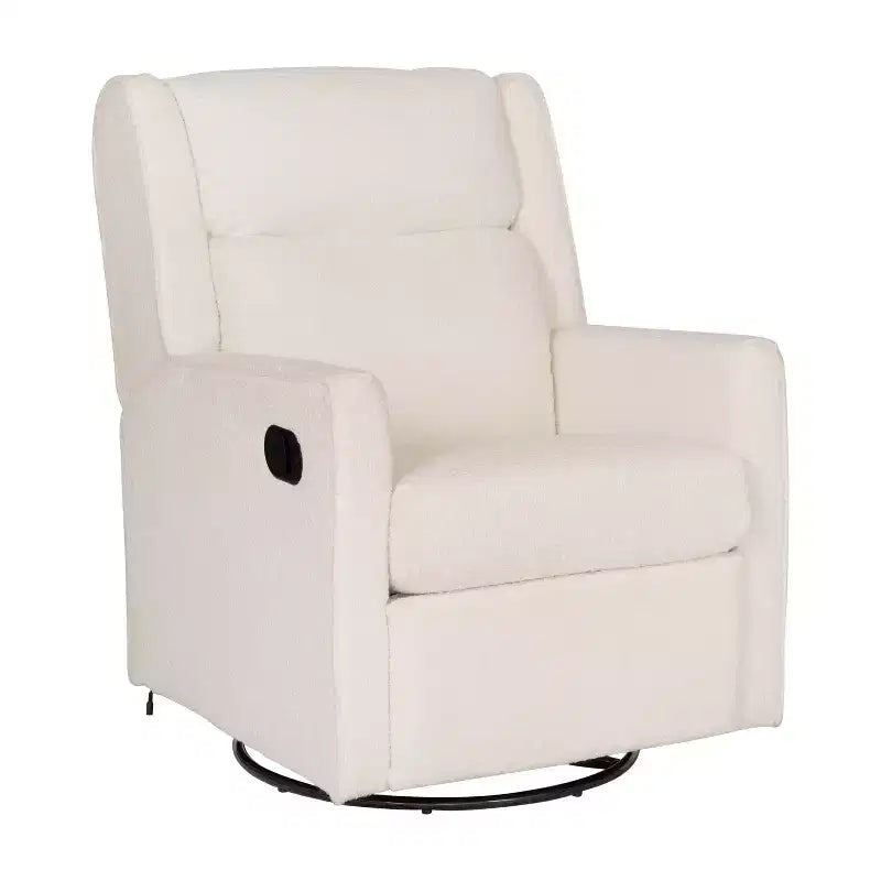 Fauteuil inclinable manuel Flash Furniture Cash avec pivotement à 270 degrés, ports de chargement USB/USB-C, parfait pour le salon ou la chambre d'enfant