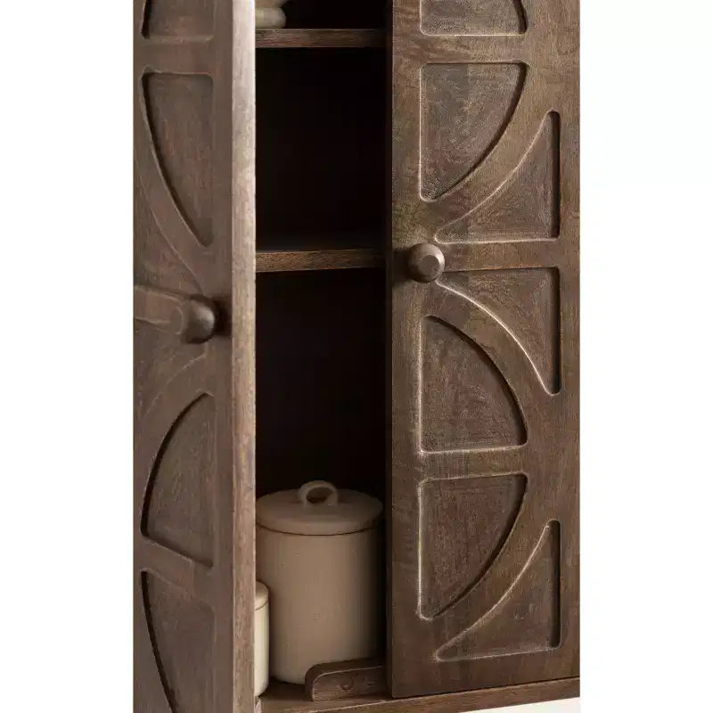 Meuble mural en bois Kate and Laurel Galliene, 22x7x28 Naturel