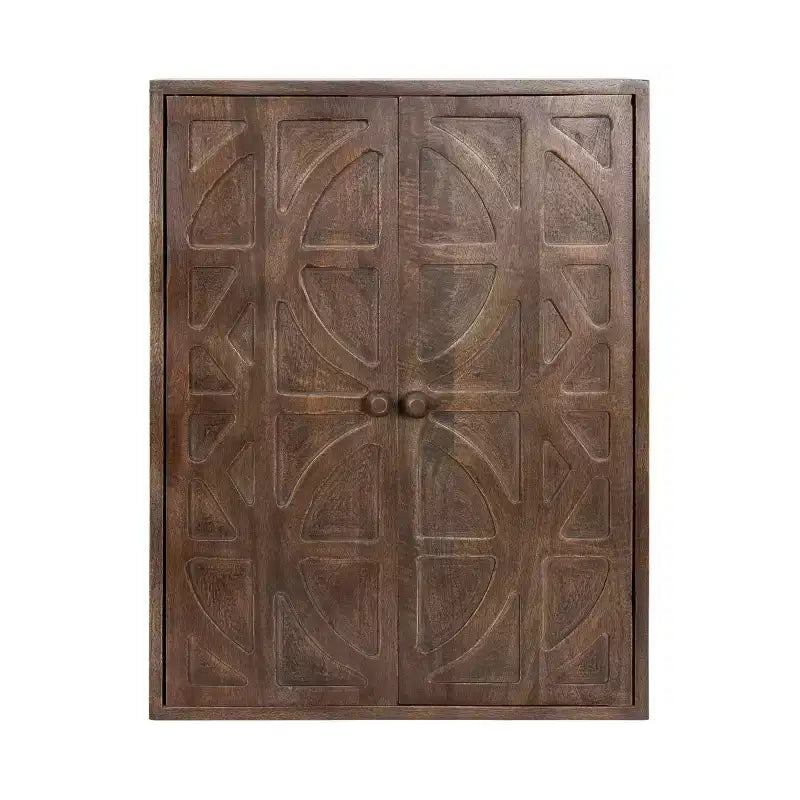 Meuble mural en bois Kate and Laurel Galliene, 22x7x28 Naturel