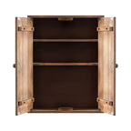 Meuble mural en bois Kate and Laurel Galliene, 22x7x28 Naturel