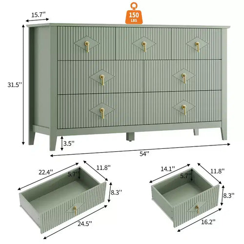 Buffet moderne blanc de 140 cm avec portes vitrées et rangement, Table d'entrée en bois robuste, Organisateur de cuisine multifonctionnel pour chambre à coucher et salon
