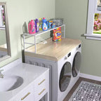 GDLF Protection de comptoir pour laveuse-sécheuse avec étagère de buanderie, 27,55 P x 54 L