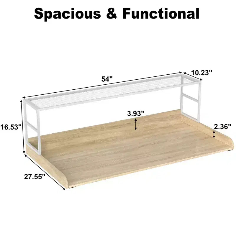 GDLF Protection de comptoir pour laveuse-sécheuse avec étagère de buanderie, 27,55 P x 54 L