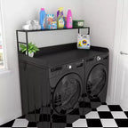 GDLF Protection de comptoir pour laveuse-sécheuse avec étagère de buanderie, 27,55 P x 54 L