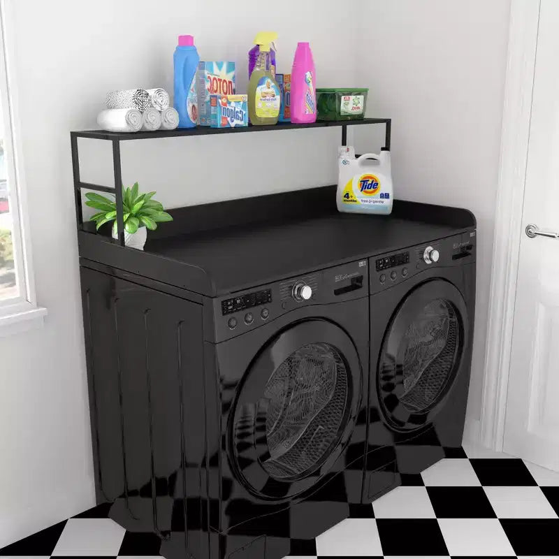 GDLF Protection de comptoir pour laveuse-sécheuse avec étagère de buanderie, 27,55 P x 54 L