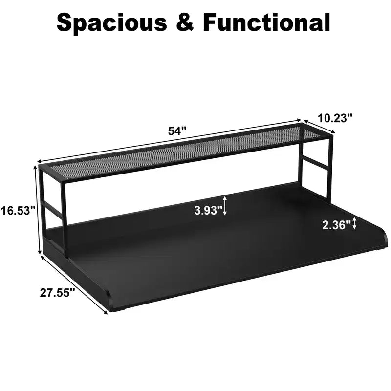 GDLF Protection de comptoir pour laveuse-sécheuse avec étagère de buanderie, 27,55 P x 54 L