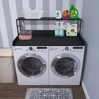 GDLF Protection de comptoir pour laveuse-sécheuse avec étagère de buanderie, 27,55 P x 54 L