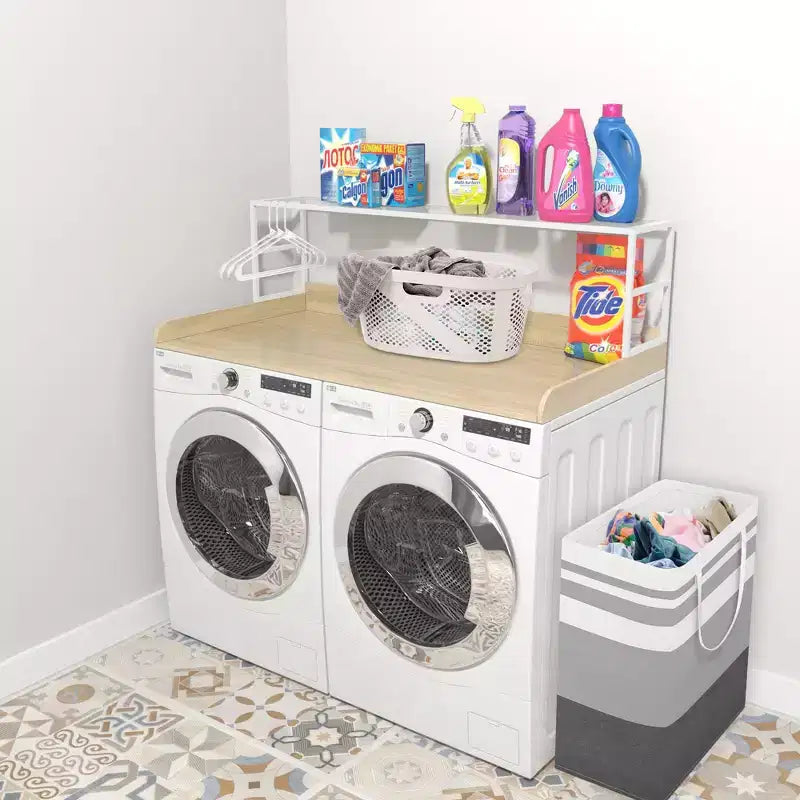 GDLF Protection de comptoir pour laveuse-sécheuse avec étagère de buanderie, 27,55 P x 54 L