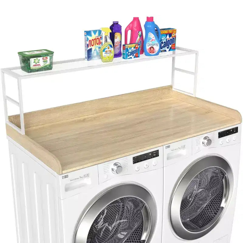GDLF Protection de comptoir pour laveuse-sécheuse avec étagère de buanderie, 27,55 P x 54 L
