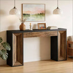 Console moderne GDFStudio Bennett 63 en bois bicolore