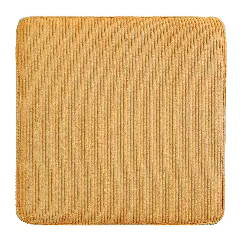 Christopher Knight Home Tariq Pouf carré moderne en bois rembourré en velours côtelé