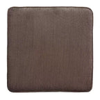 Christopher Knight Home Tariq Pouf carré moderne en bois rembourré en velours côtelé