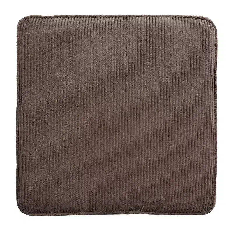 Christopher Knight Home Tariq Pouf carré moderne en bois rembourré en velours côtelé