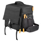VEVOR Miniature Storage Carrying Figure Bag, Fits 16 Infantry Minis, Miniature Transport Bag with Handle & Adjustable Shoulder Strap,Black