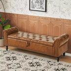 furniliving 63 Banc ottoman avec rangement