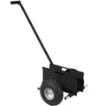 Heavy Duty Panel Dolly with Extended Handle  660 lbs Load  10 Durable Rubber Wheels  Efficient Sheetrock Transport  Drywall & Slab Moving Cart