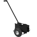 Heavy Duty Panel Dolly with Extended Handle  660 lbs Load  10 Durable Rubber Wheels  Efficient Sheetrock Transport  Drywall & Slab Moving Cart