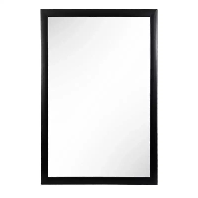 Home Collection 24 x 36 Rectangular Wall Mirror with Black Frame