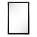 Home Collection 24 x 36 Rectangular Wall Mirror with Black Frame