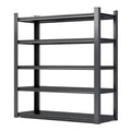 72H 5 Tier Metal Shelves for Storage Garage Shelving, Adjustable Garage Shelf Industrial Shelving Unit Storage Utility Rack