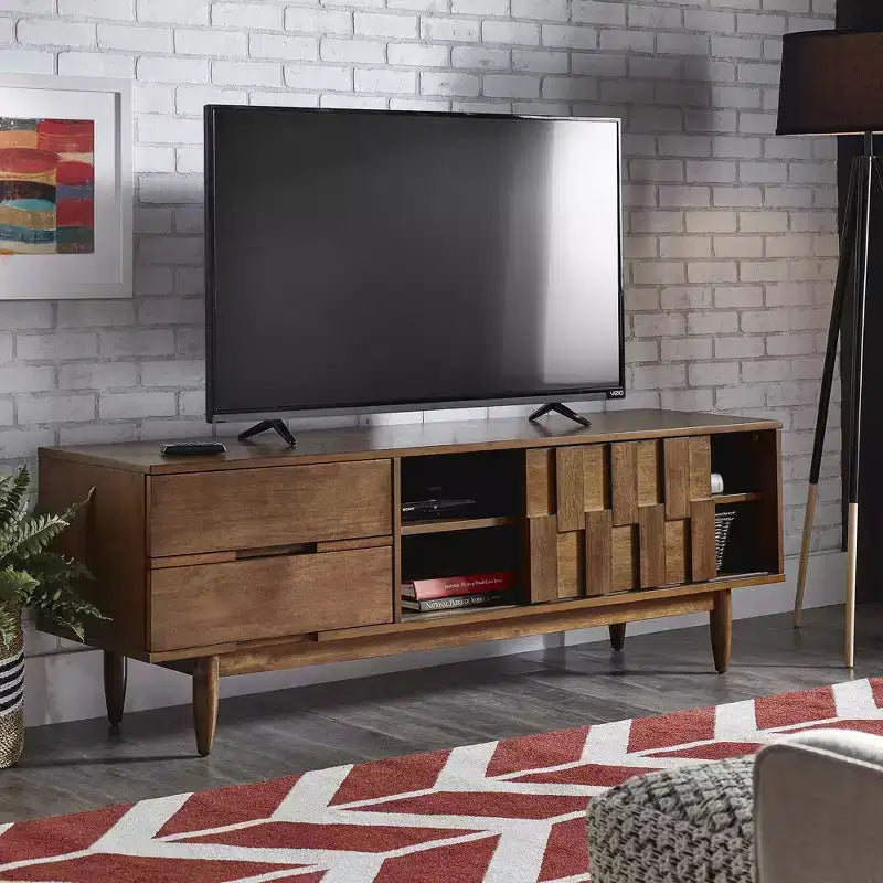 Meuble TV large Chasin 70 - Marron - iNSPIRE Q