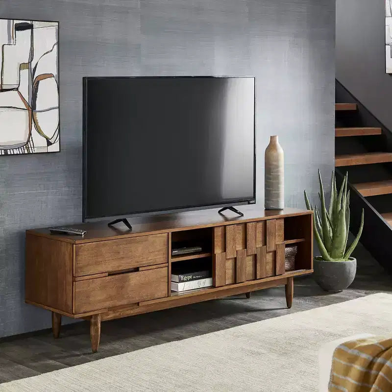 Meuble TV large Chasin 70 - Marron - iNSPIRE Q