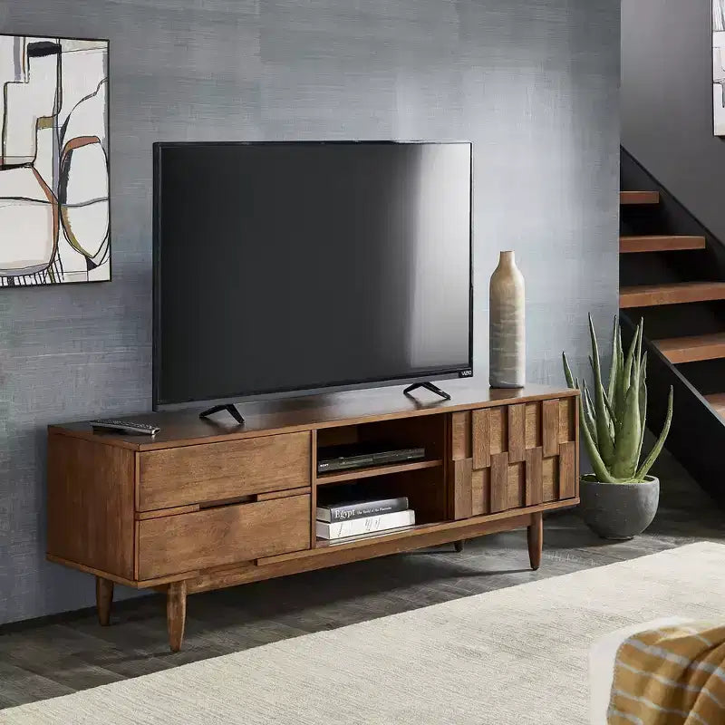 Meuble TV large Chasin 70 - Marron - iNSPIRE Q