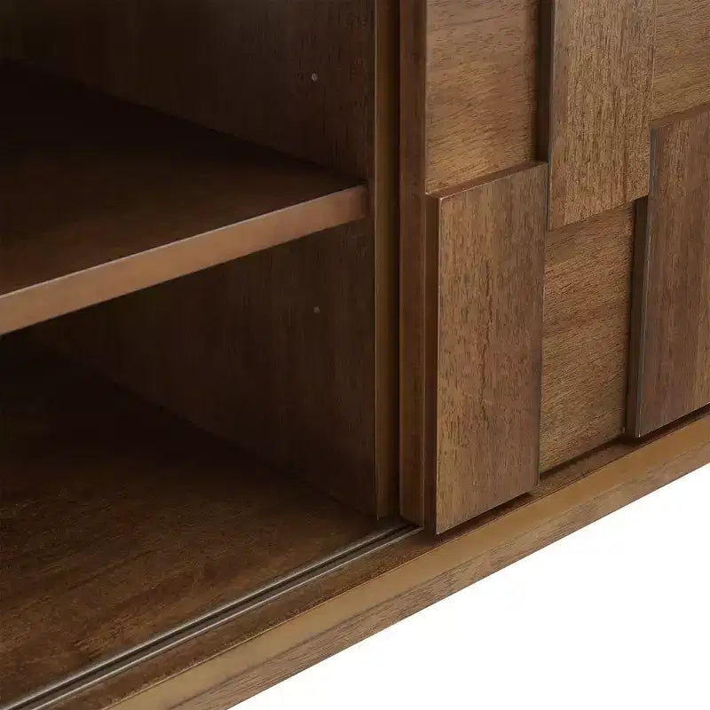 Meuble TV large Chasin 70 - Marron - iNSPIRE Q