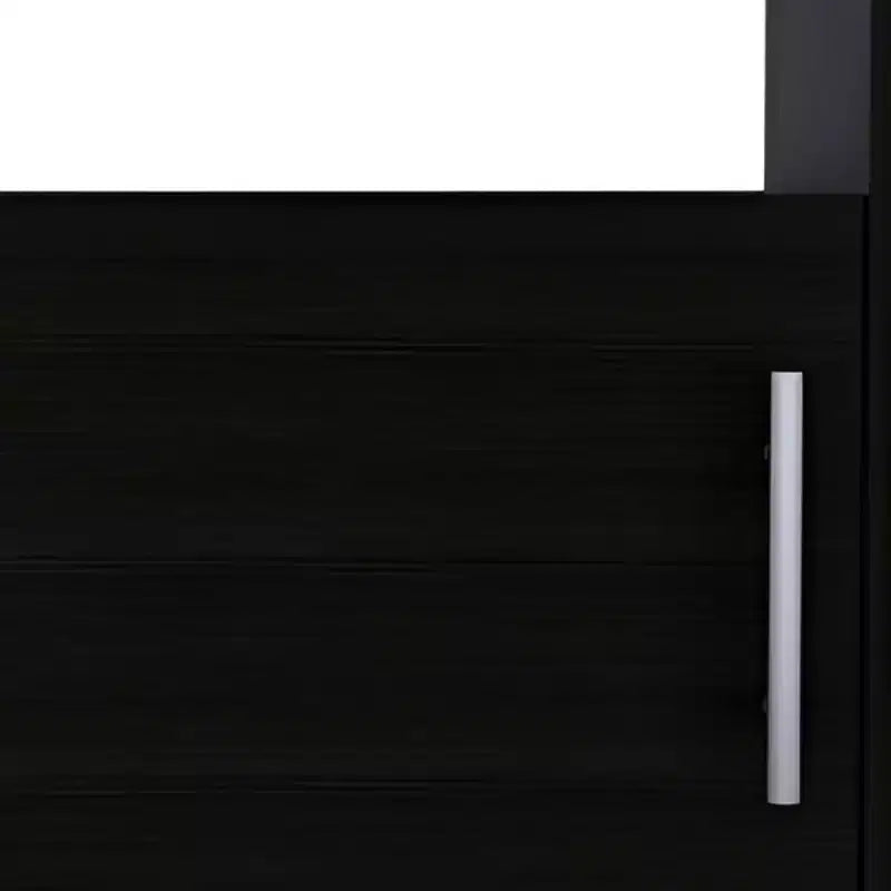 HomeRoots 23 Table de chevet en bois noir
