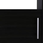 HomeRoots 23 Table de chevet en bois noir