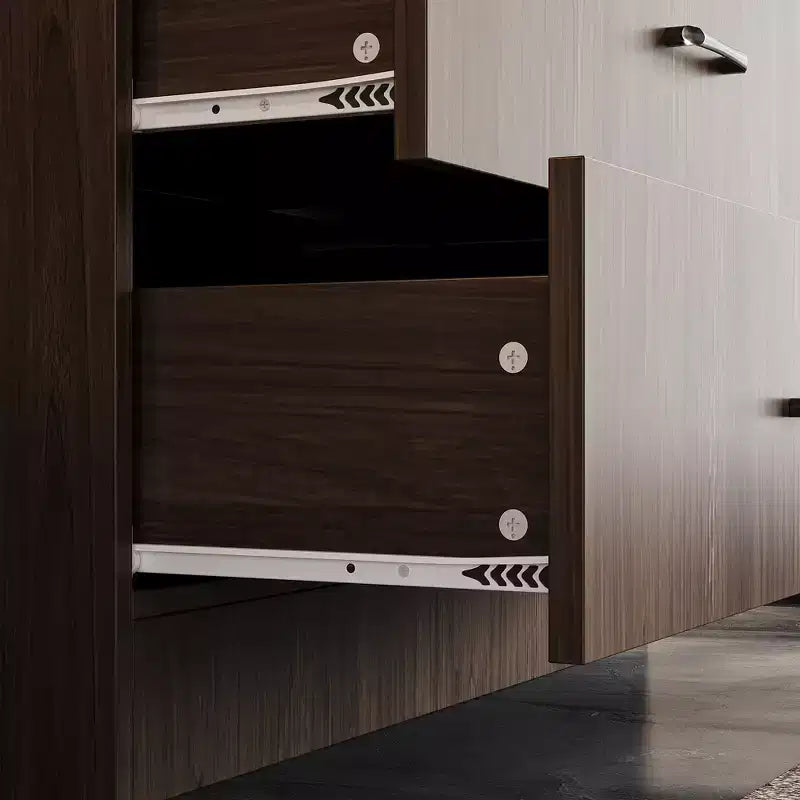 Armoire de Rangement de Cuisine Famapy avec Étagère Réglable, Vaisselier de Cuisine 3 Lumières, Meuble Haut de Cuisine avec Porte Vitrée, Organiseur Grain de Bois Foncé pour Cuisine et Bar