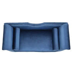 Banc en Velours Whisen 134,6 cm avec Accoudoirs Roulés, Accents de Rivets, Siège Rembourré Minimaliste de Pied de Lit, 2 Coussins, Rembourrage en Mousse Haute Densité