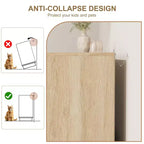 Commode 5 tiroirs en rotin, Armoire de rangement en bois tressé en rotin naturel, Commode en bois, Montage facile, pour couloirs et entrées